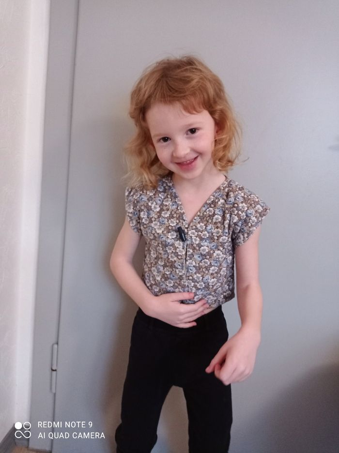 Boléro à fleurs Marèse 4/5ans