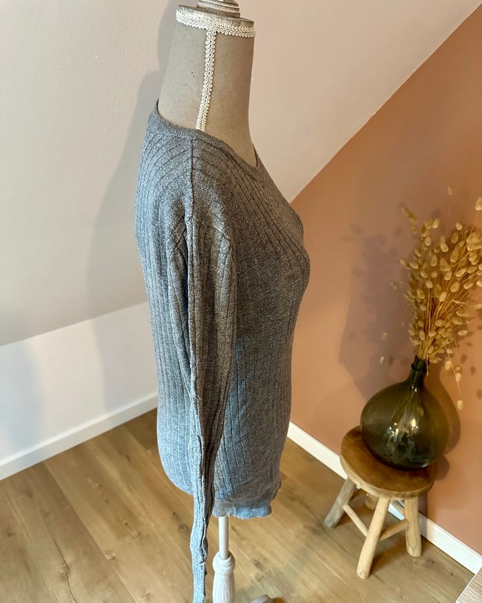 💜 Pull gris Primark taille L 💜 - photo numéro 4
