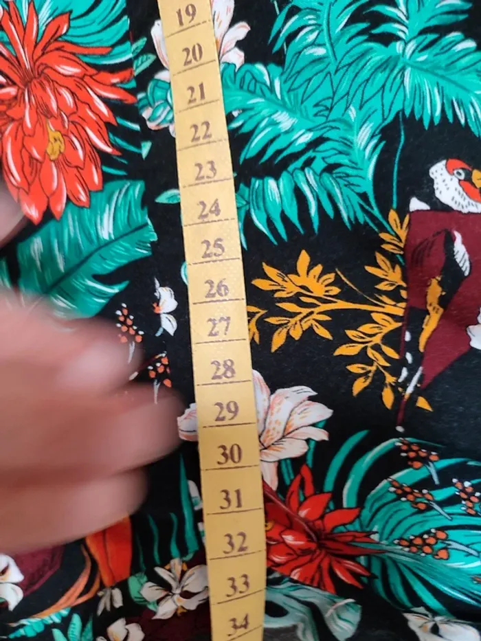 Pantalon palazzo fleuri s/m - photo numéro 13