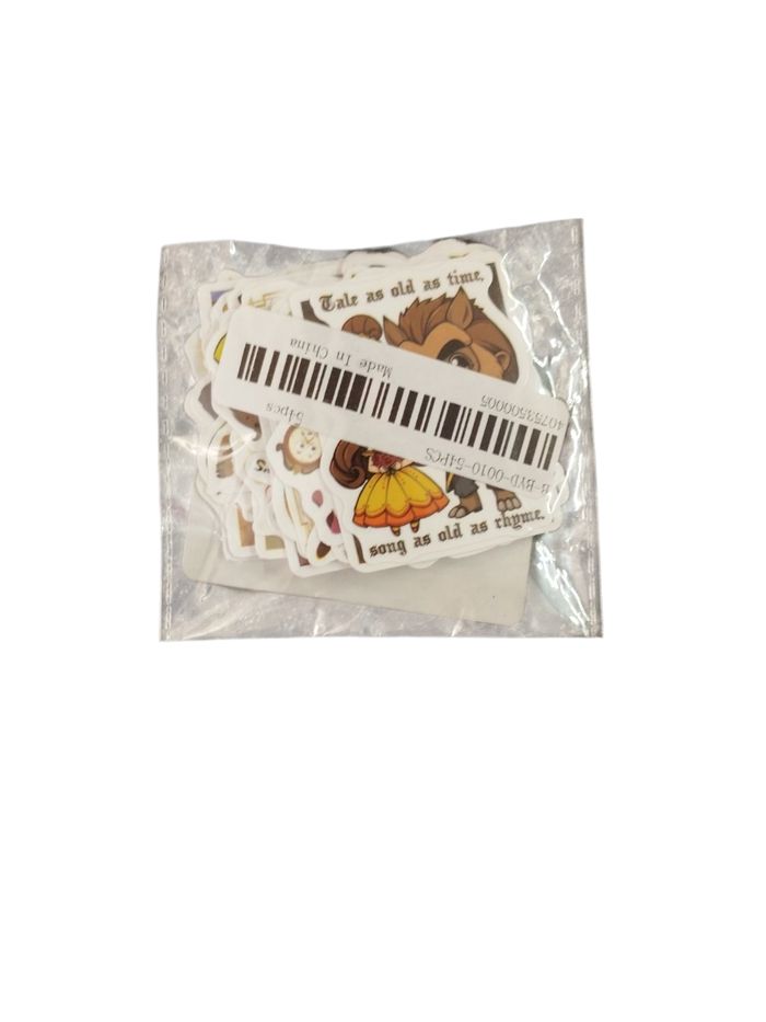 Set 54 stickers autocollants La Belle et la Bête - photo numéro 2