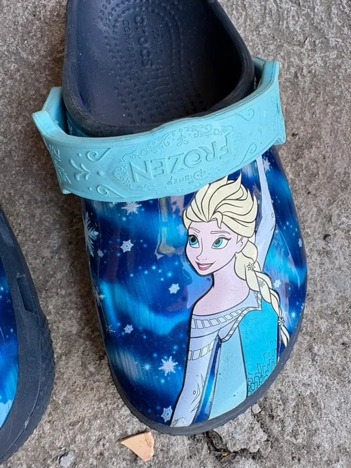 Crocs fille reine des neiges - photo numéro 2
