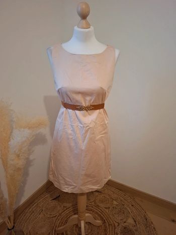 Robe chic rose pâle Camaieu taille S 36