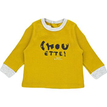 T-Shirt à manches longues 3 mois en coton Petit Bateau