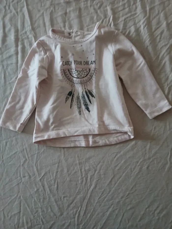 Tee-shirt manches longues 12 mois