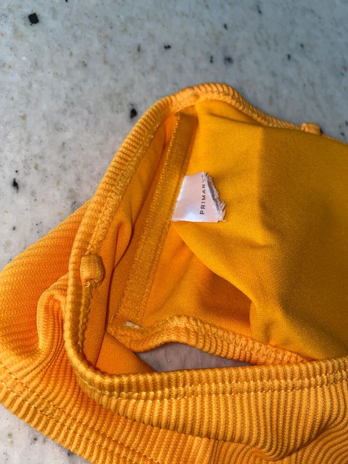 Maillot de bain 2 pieces orange Primark XS - photo numéro 4