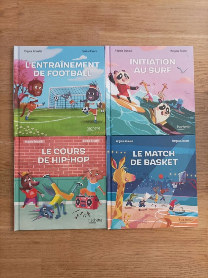 Lot de 4 livres Esprit sportif Virginie Grimaldi