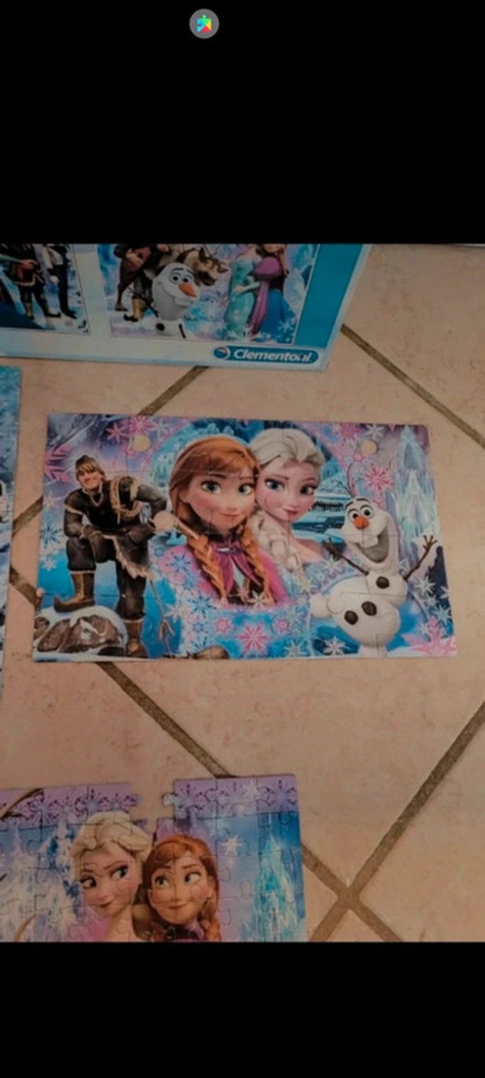 🧩Puzzles évolutifs Reine des Neige de chez Clementoni - photo numéro 4