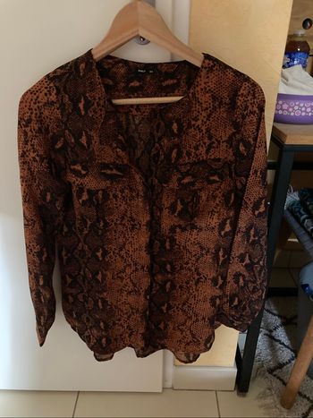 Chemisier chic python