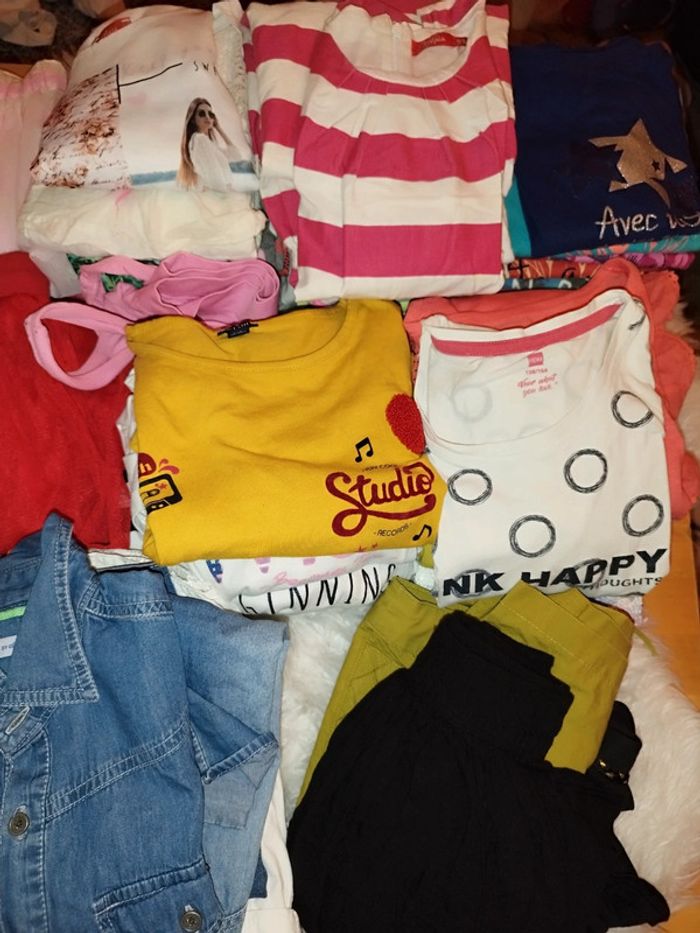 Lot vêtements fille 10 ans