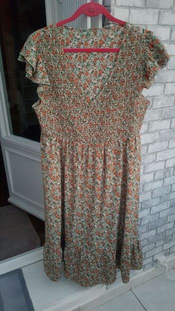 Robe longue fleurie
