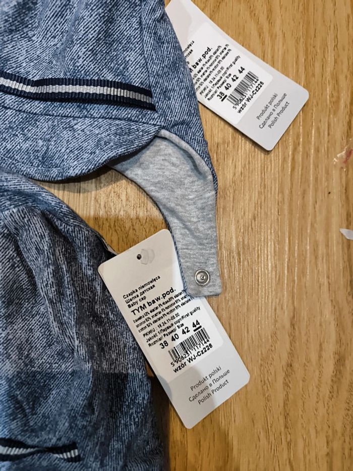 Lot de 2 bonnets casquettes bebe neuf - photo numéro 2