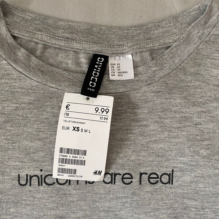 T-shirt gris avec impression - H&M - photo numéro 4