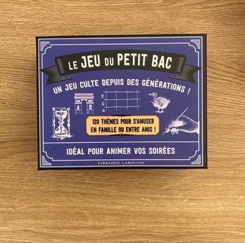 Le jeu du petit bac