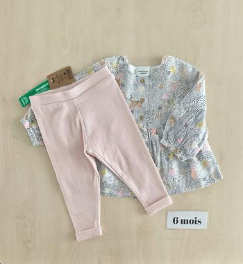 Ensemble pour bébé fille TAO - 6 mois 