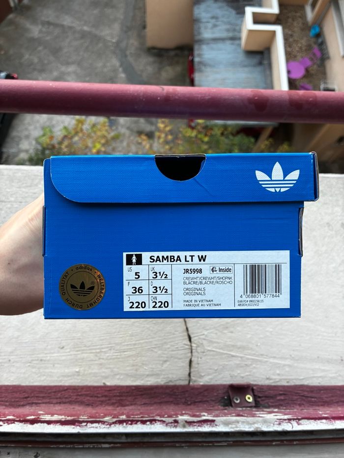 Adidas Samba LT Crew White/Shock Pink - Taille 36 - Neuves - photo numéro 7