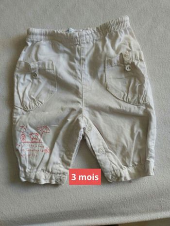 Pantalon taille 3 mois