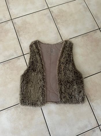 Gilet en fausse fourrure
