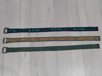 Lot de 3 ceintures boucle Longueur 68cm