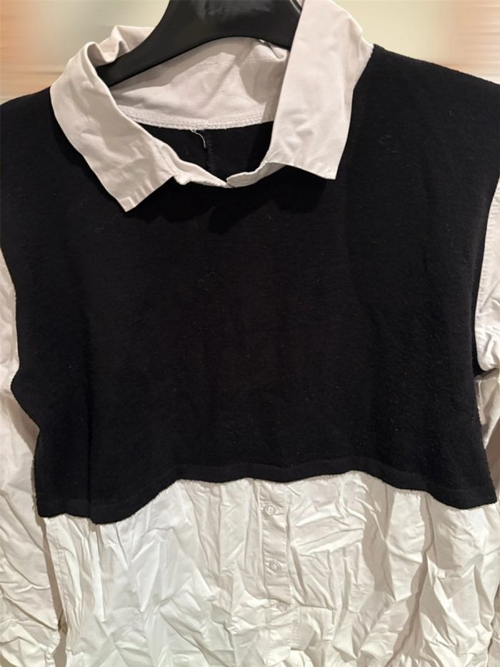 Haut noir et blanc - photo numéro 2