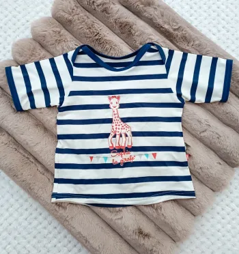 🔸Haut Maillot de Bain Anti-UV UPF 50+ - Sophie la Girafe 6 Mois🔸