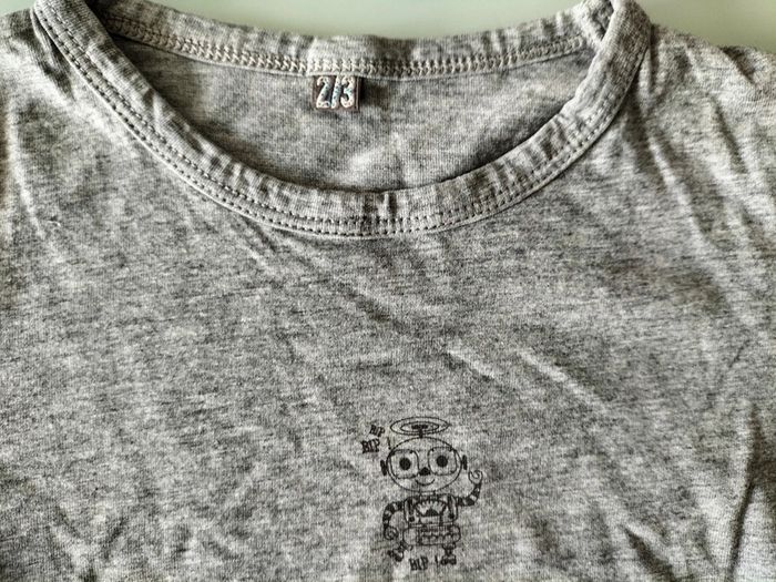 Haut gris taille 2/3 ans - photo numéro 2