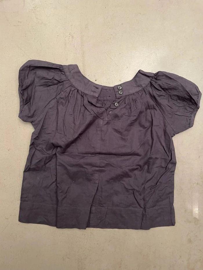 Blouse 5 ans bleu canard - photo numéro 2