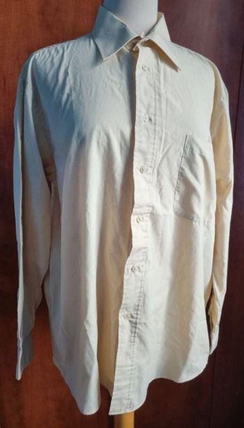 Chemise uni manches longue taille 41-42