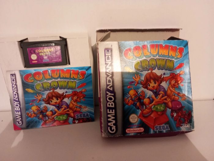 Jeu nintendo gameboy advance columns crown