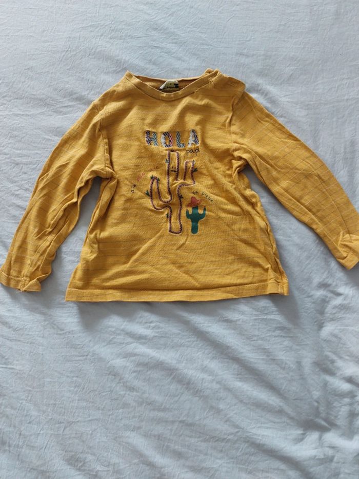 T-shirt manches longues 23 mois Tape à L'œil