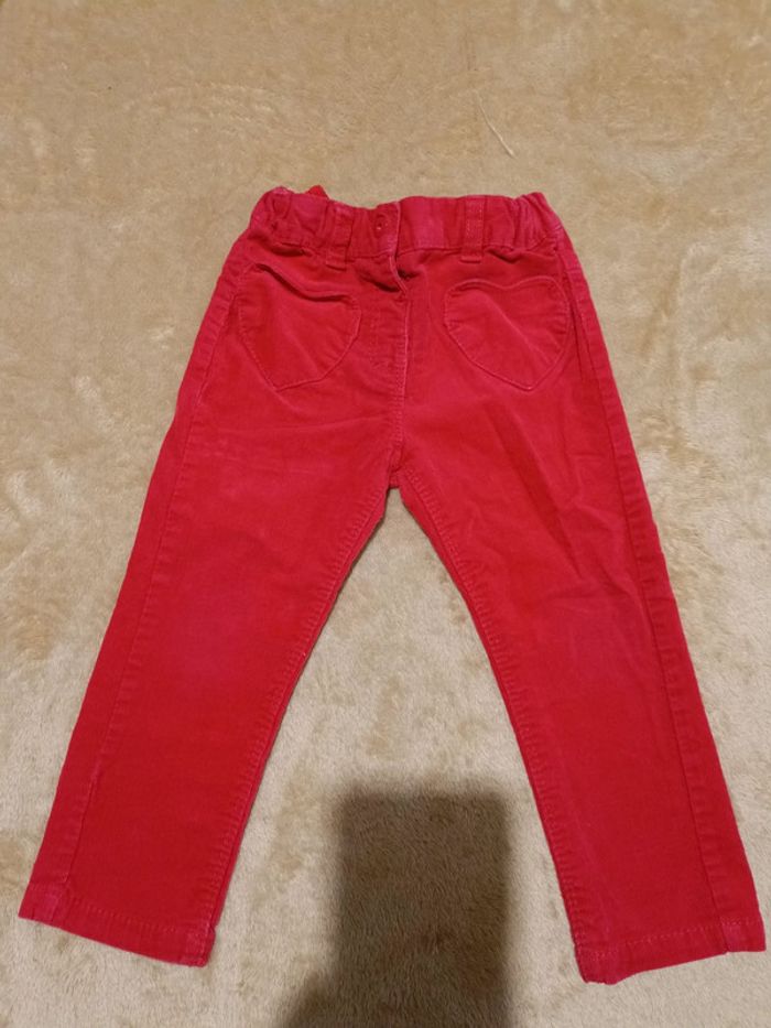 Pantalon velours 24 mois