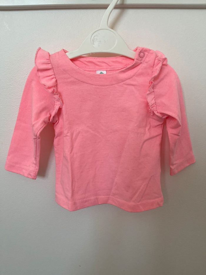 T-shirt manches longues fille 6 mois