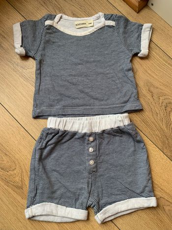 Ensemble rayé été garçon