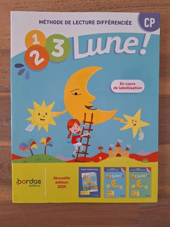 Livre de lecture CP manuel élève 1 2 3 Lune Bordas éditions