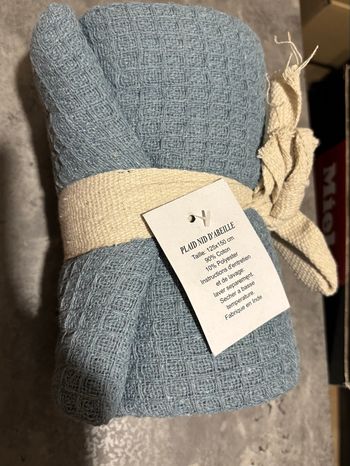 Plaid nid d abeilles