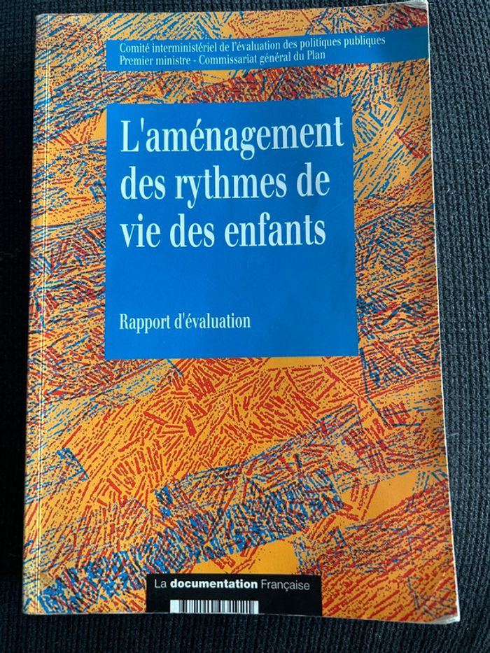L’aménagement des rythmes de vie des enfants
