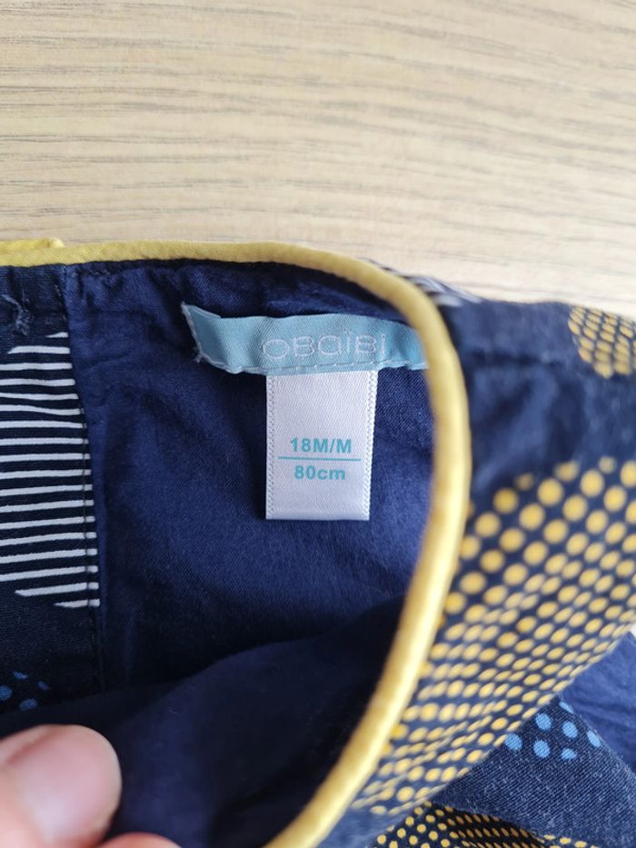Robe bleu marine Obaibi 18 mois - photo numéro 2