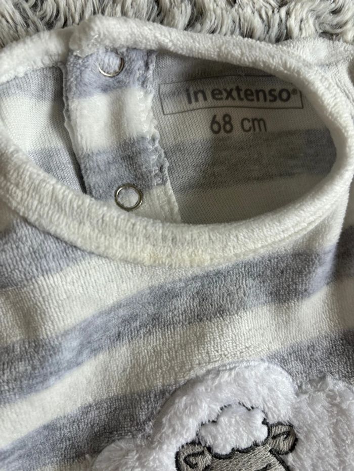 Pyjama velours In Extenso 6M - photo numéro 5