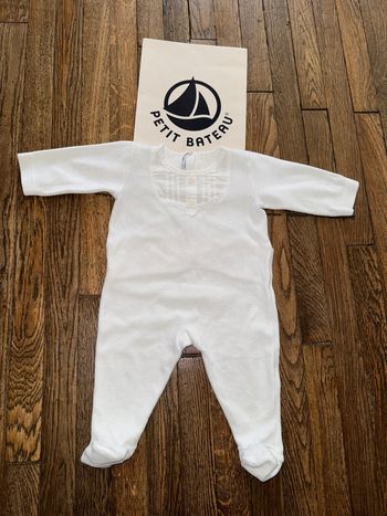 Pyjama velour petit bateau 6 mois