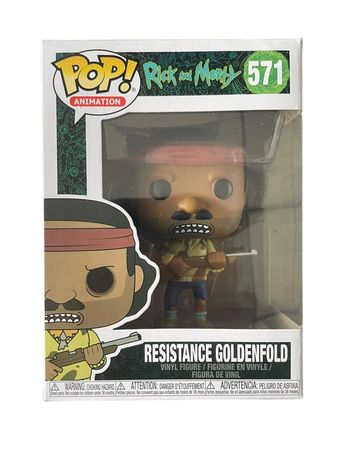 Figurine Funko Pop Rick and Morty Résistance Goldenfold 571 neuf