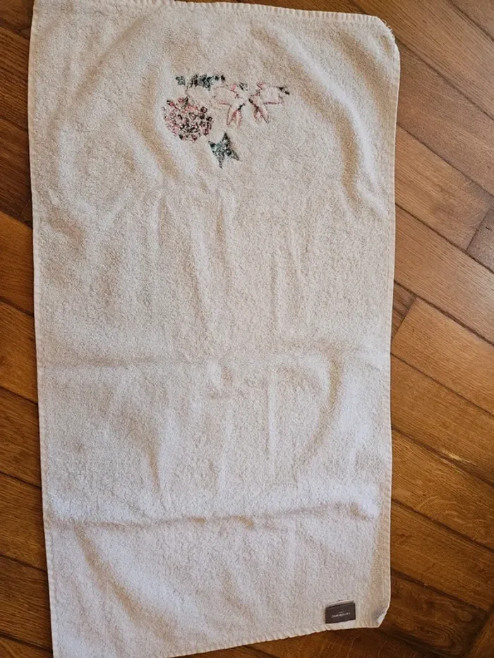 Serviette de toilette Carré Blanc - photo numéro 5