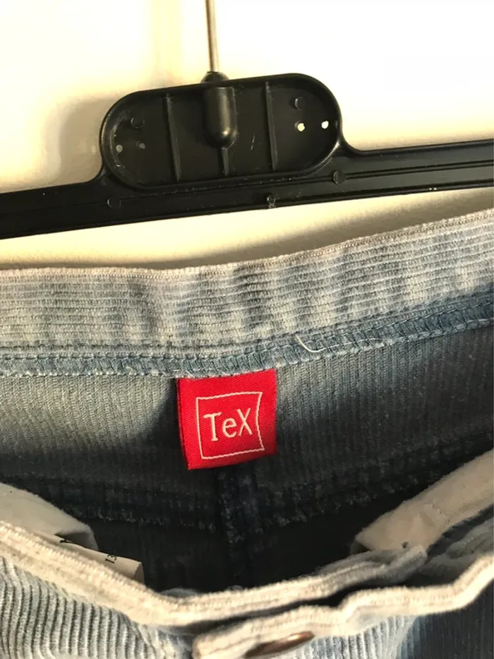 Jupe 10 ans en velours bleu - photo numéro 8