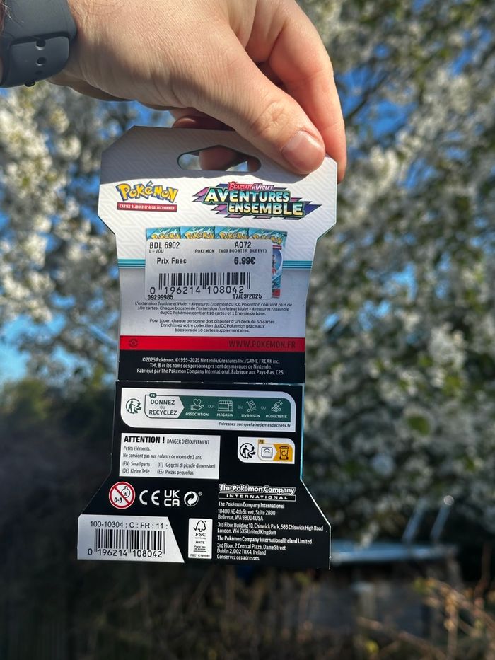 Blister Pokémon EV9 – Aventures Ensemble – Neuf & Scellé – 7€ l’unité - photo numéro 2