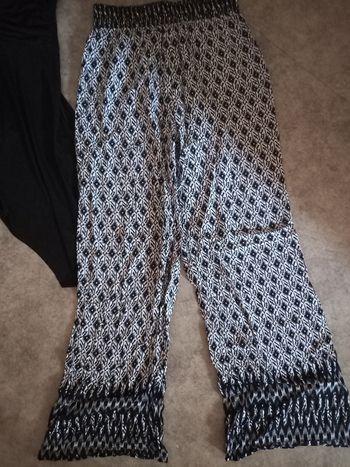 Pantalon imprime  fluide