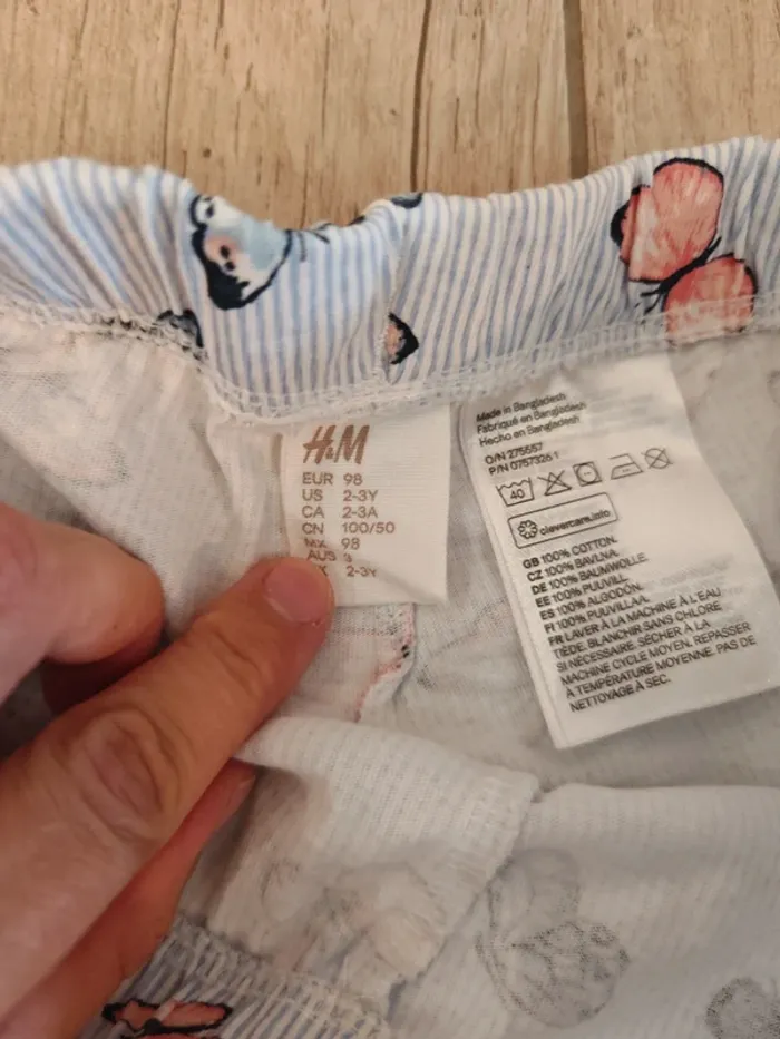 Ensemble d'été short papillon et débardeur 3 ans - photo numéro 3