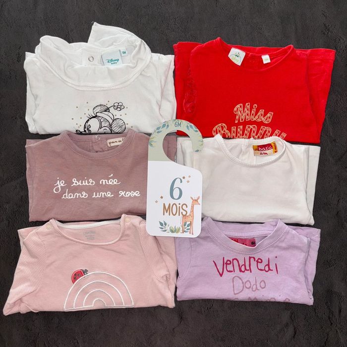 T-shirt Disney fille Minnie / 6 mois / Très bon état
