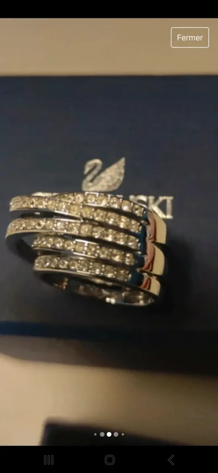 Bague Swarovski - photo numéro 4