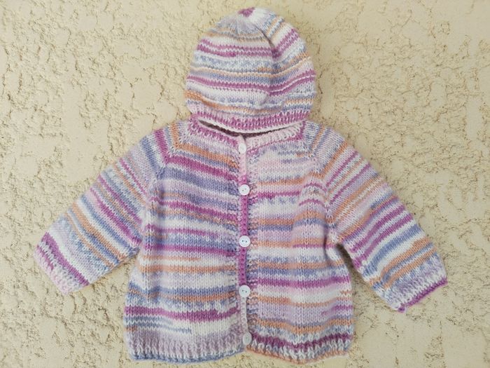 Bébé Layette Ensemble Brassière/Gilet et son Bonnet assorti