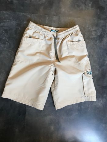 Short cargo beige 10 ans Tribord Decathlon