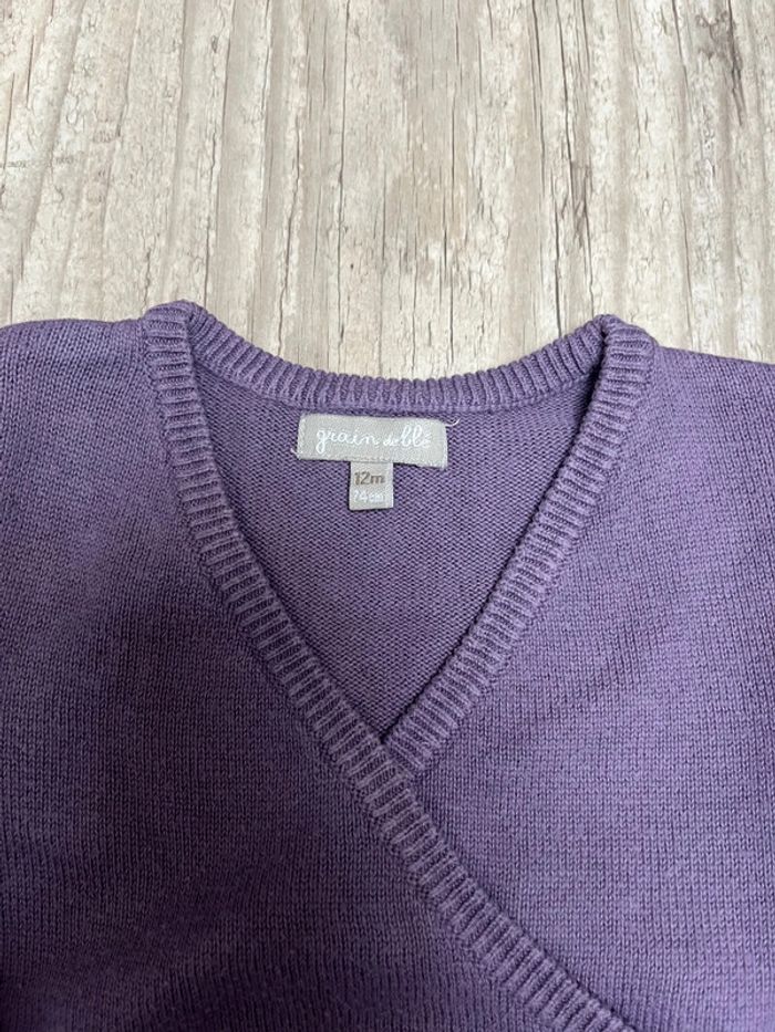 Gilet cache coeur taille 12 mois - photo numéro 3