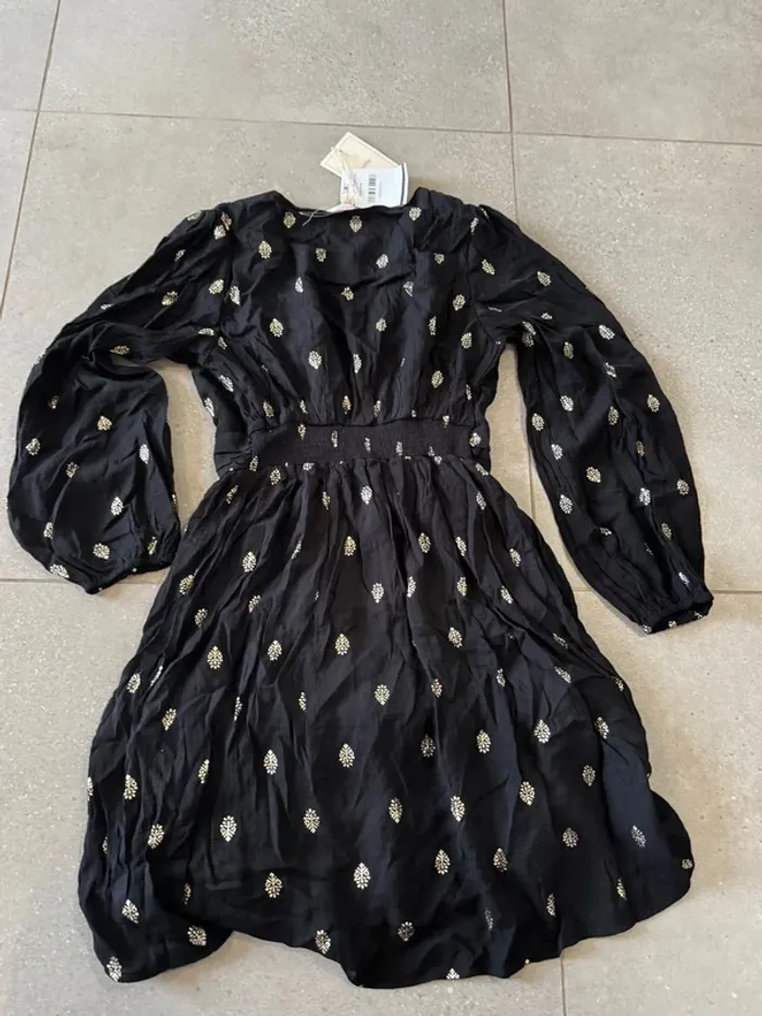 Robe noir et doré Ismene 1669 Maelle taille S/M, neuve - photo numéro 4